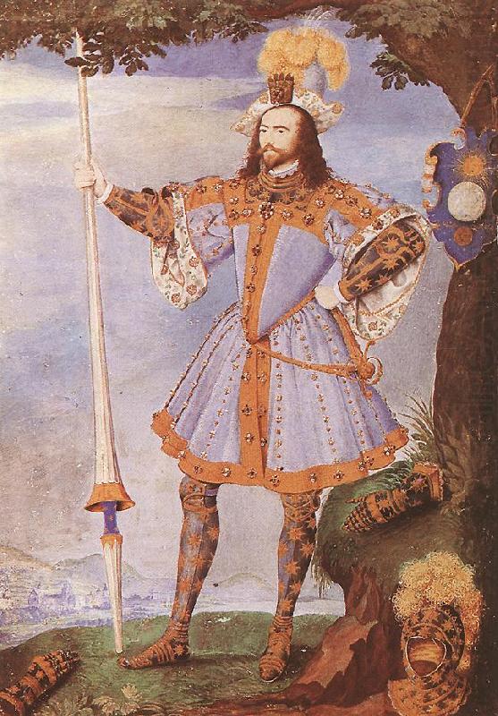 Nicholas Hilliard Portrait of George Clifford, Earl of Cumberland china oil painting image